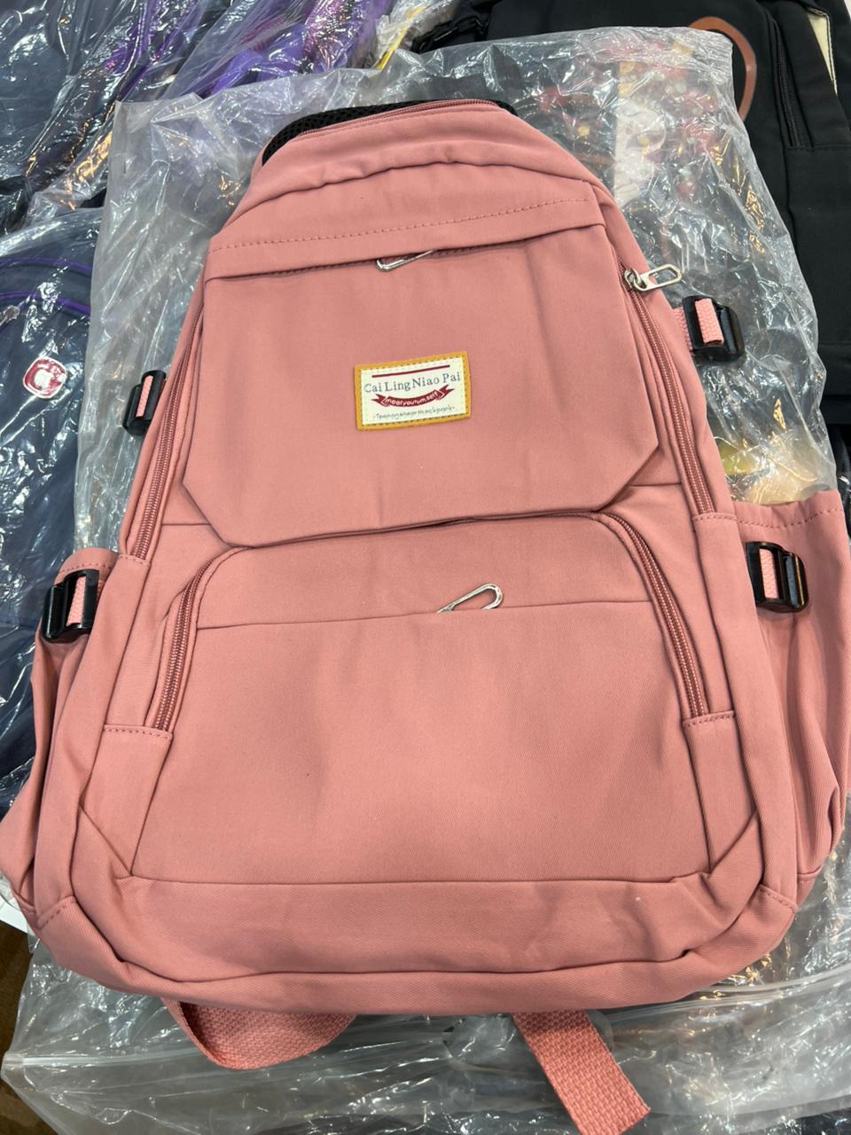 Korean Style School Bag | Large Capacity Nylon Backpack