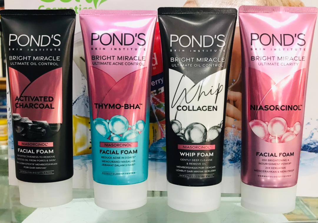 POND’S Bright Miracle Activated Charcoal Facial Foam – Ultimate Oil Control & Deep Cleansing Face Wash