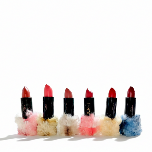 High Pigmented Fluffy Velvet Matte Lipstick – Pack of 6