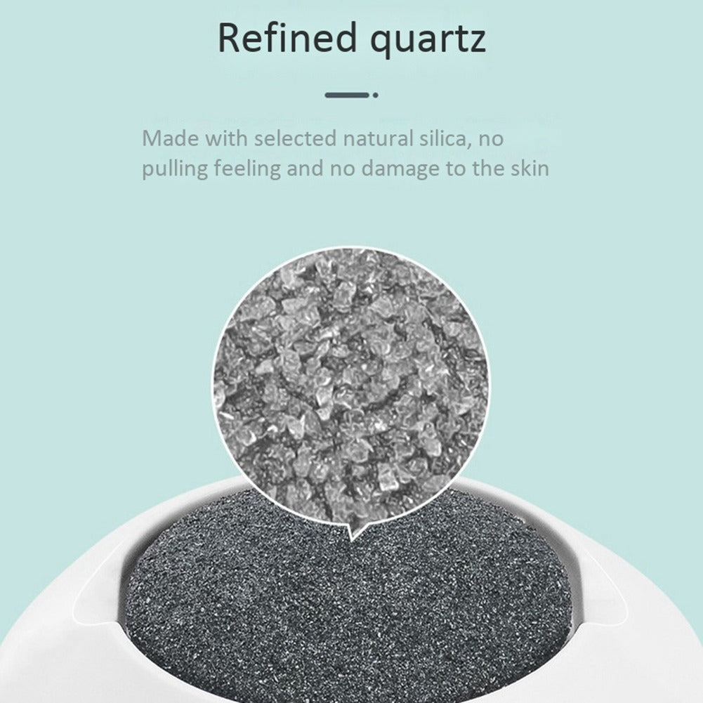 Electric Back Callus Remover with Built-In Vacuum