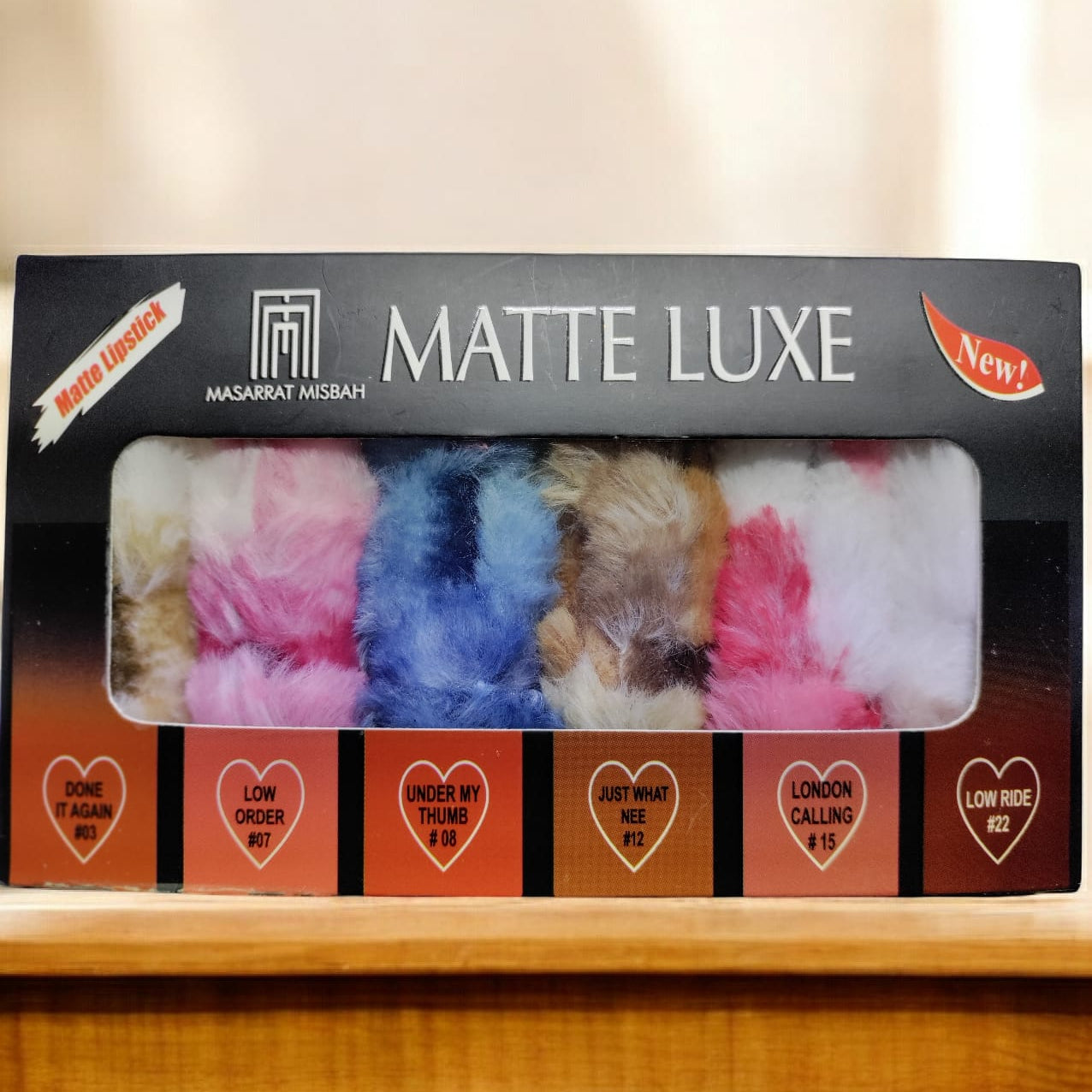High Pigmented Fluffy Velvet Matte Lipstick – Pack of 6