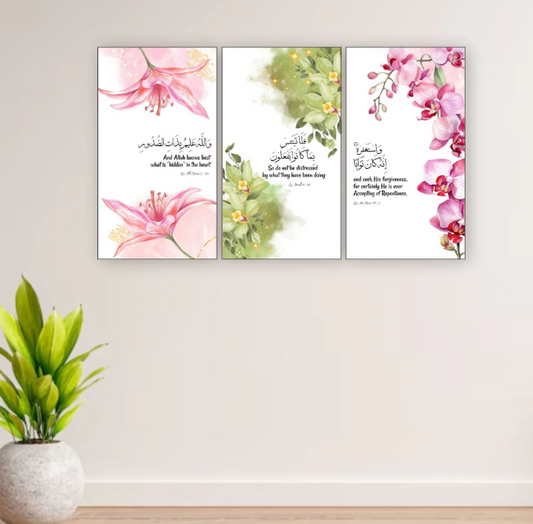 3PCS Arabic Calligraphy Quran