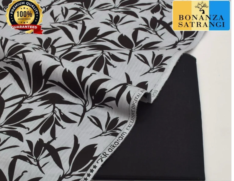 Printed 2pc Collection :  (IB BONANZA ORGINAL LAWN 2026 OPENING😍)