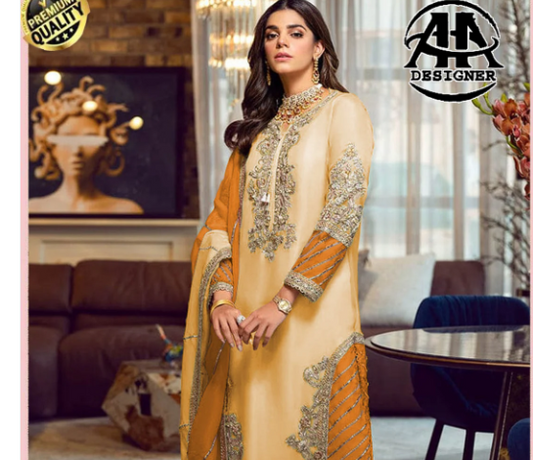 Brand SARA ROHAIL ASGHAR  FABRIC ORGANZA Suit With MALAI Trouser