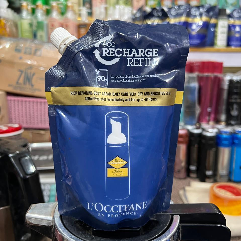 L Occitane Brand Big Size Lotion Family Pack Premium Quality Suitable For All Body And Face With Smooth Nourishing Finish - 300ML