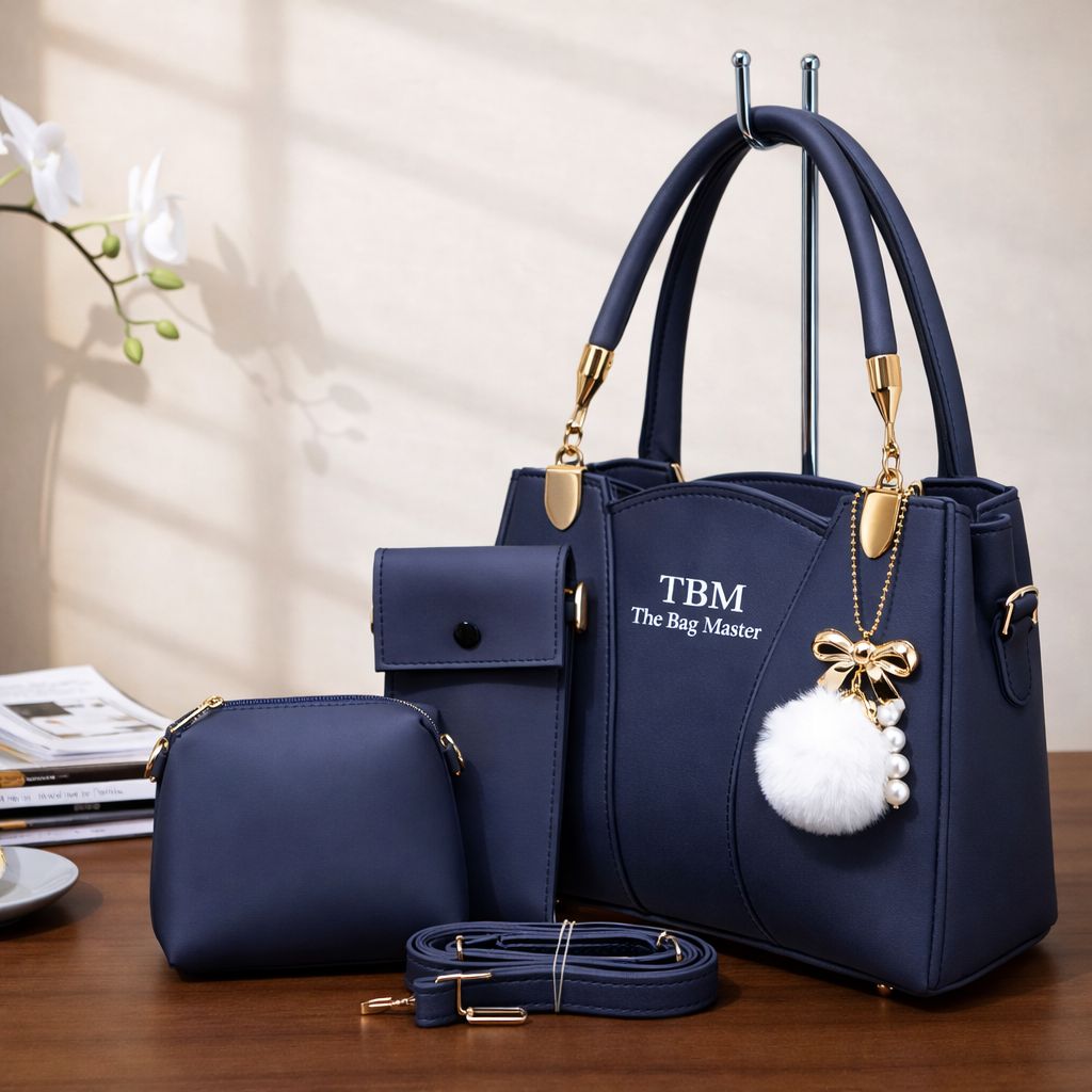 TBM The Bag Master 3 Piece Handbag Set Providing Stylish