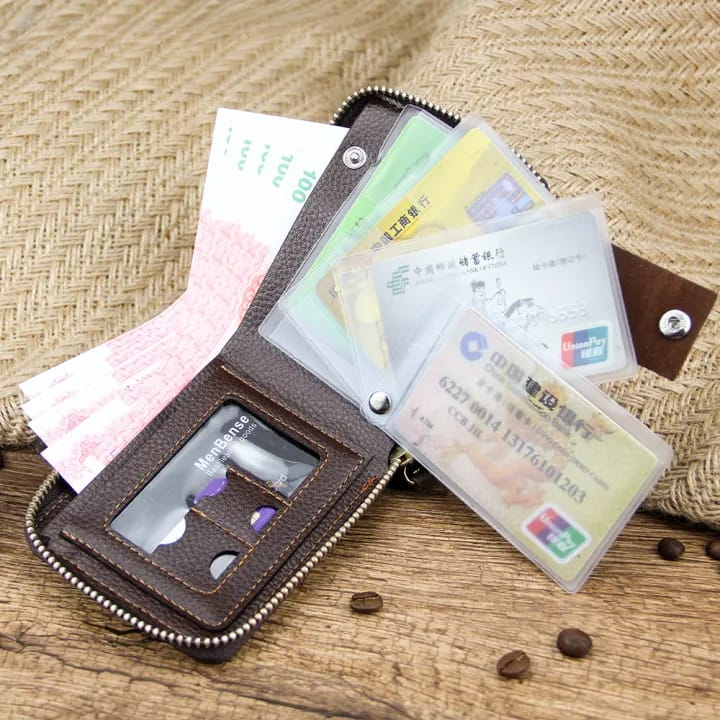 Menbense Brand Mens Wallet Pu Genuine Leather Purse Male