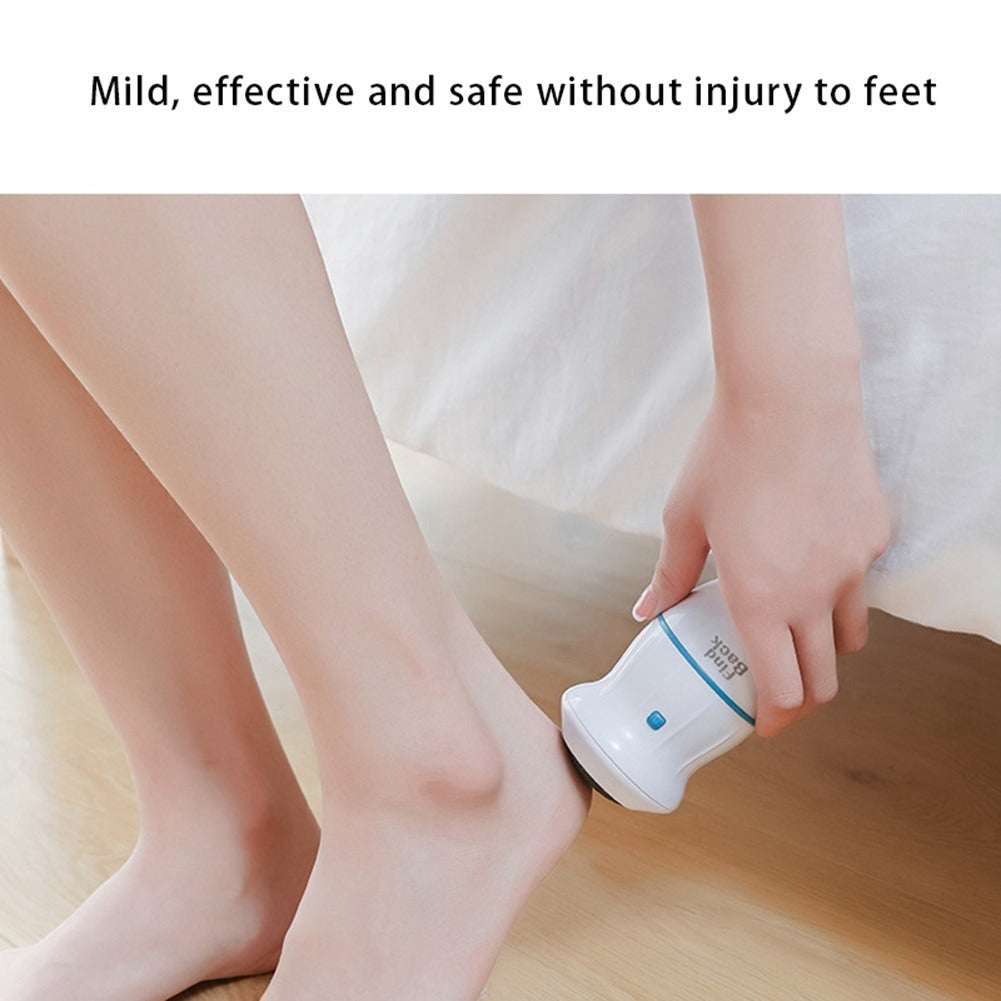 Electric Back Callus Remover with Built-In Vacuum