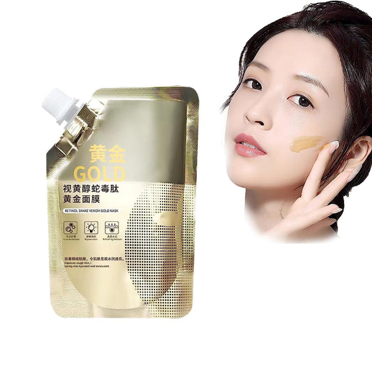 Retinol Snake Venom Peptide Gold Mask Moisturizing Anti-aging Anti-wrinkle Brightening Oil Control Mask Skin Care 100ml