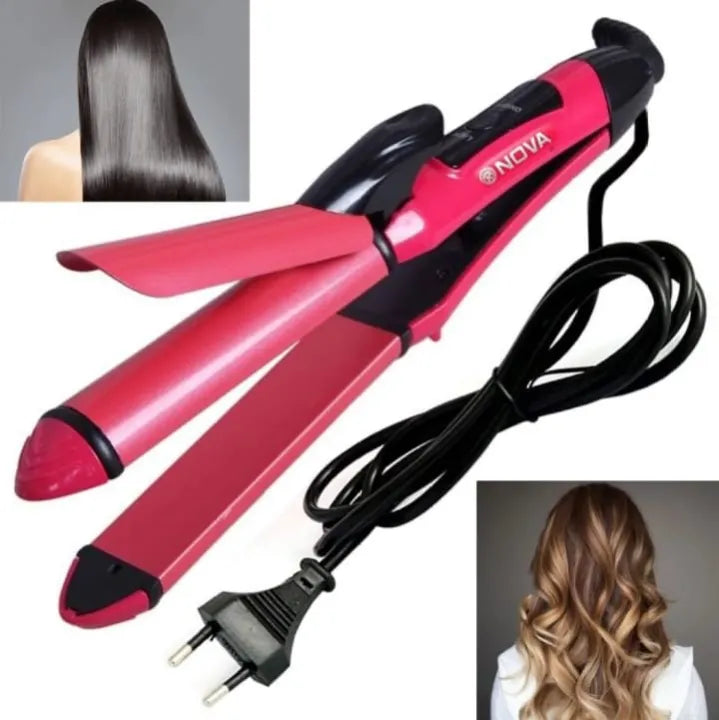 2-in-1 Nova Hair Straightener and Curler