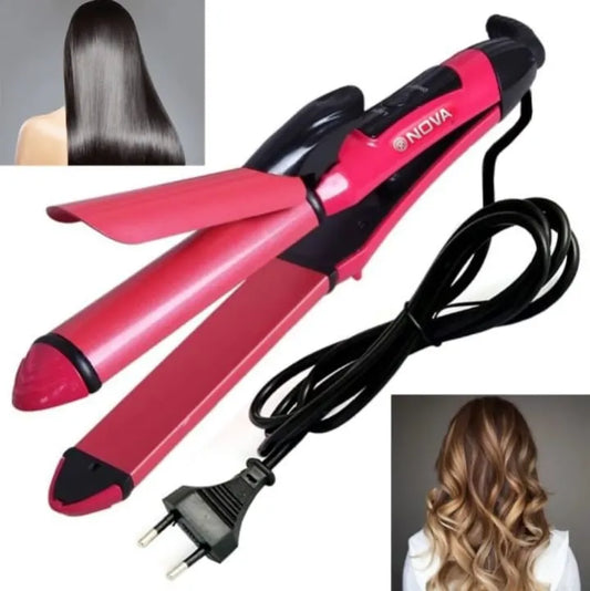 2-in-1 Nova Hair Straightener and Curler