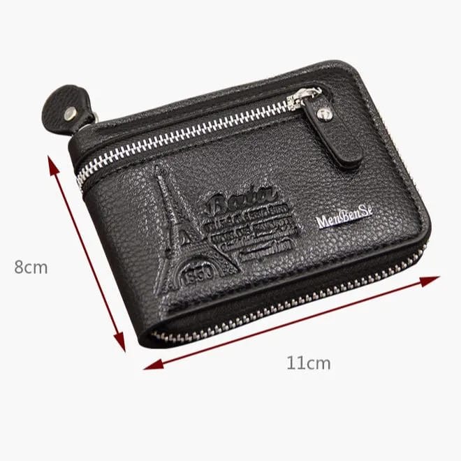 Menbense Brand Mens Wallet Pu Genuine Leather Purse Male