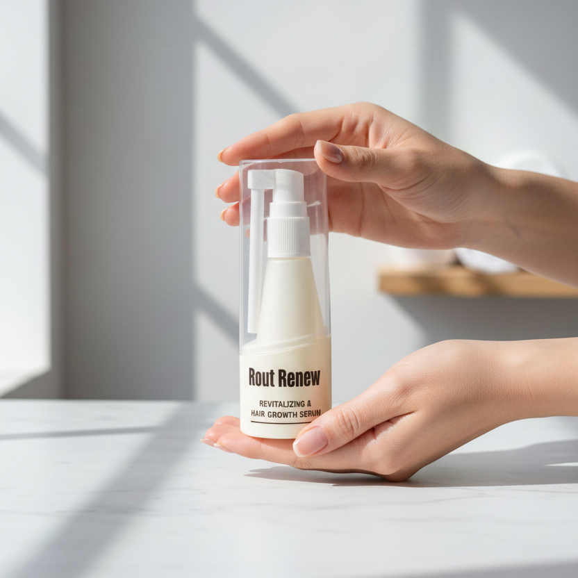 Rout Renew Revitalizing And Hair Growth Serum Nourishes - 50mlScalp Strengthens Roots Promotes Growth Smooth Texture Provide