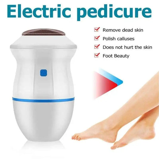 Electric Back Callus Remover with Built-In Vacuum