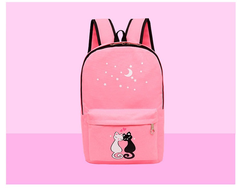 4-Piece School Bag Set