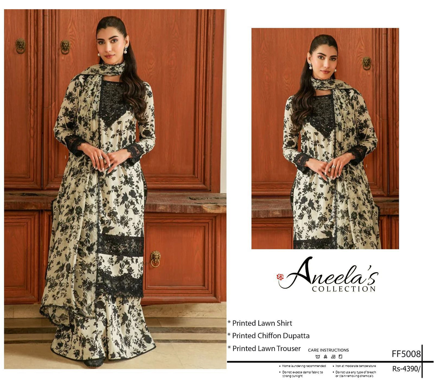 Chiffon Duppata 3pc Lawn Collection( Mix brands)