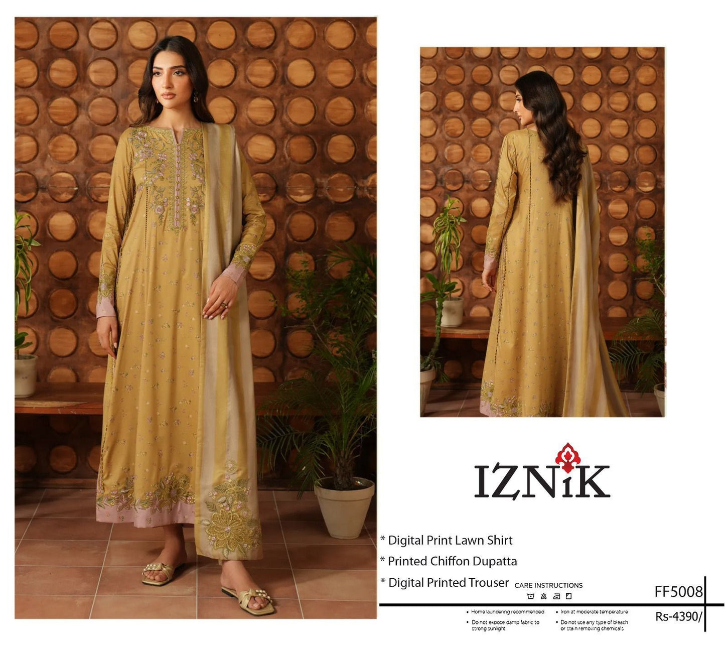 Chiffon Duppata 3pc Lawn Collection( Mix brands)