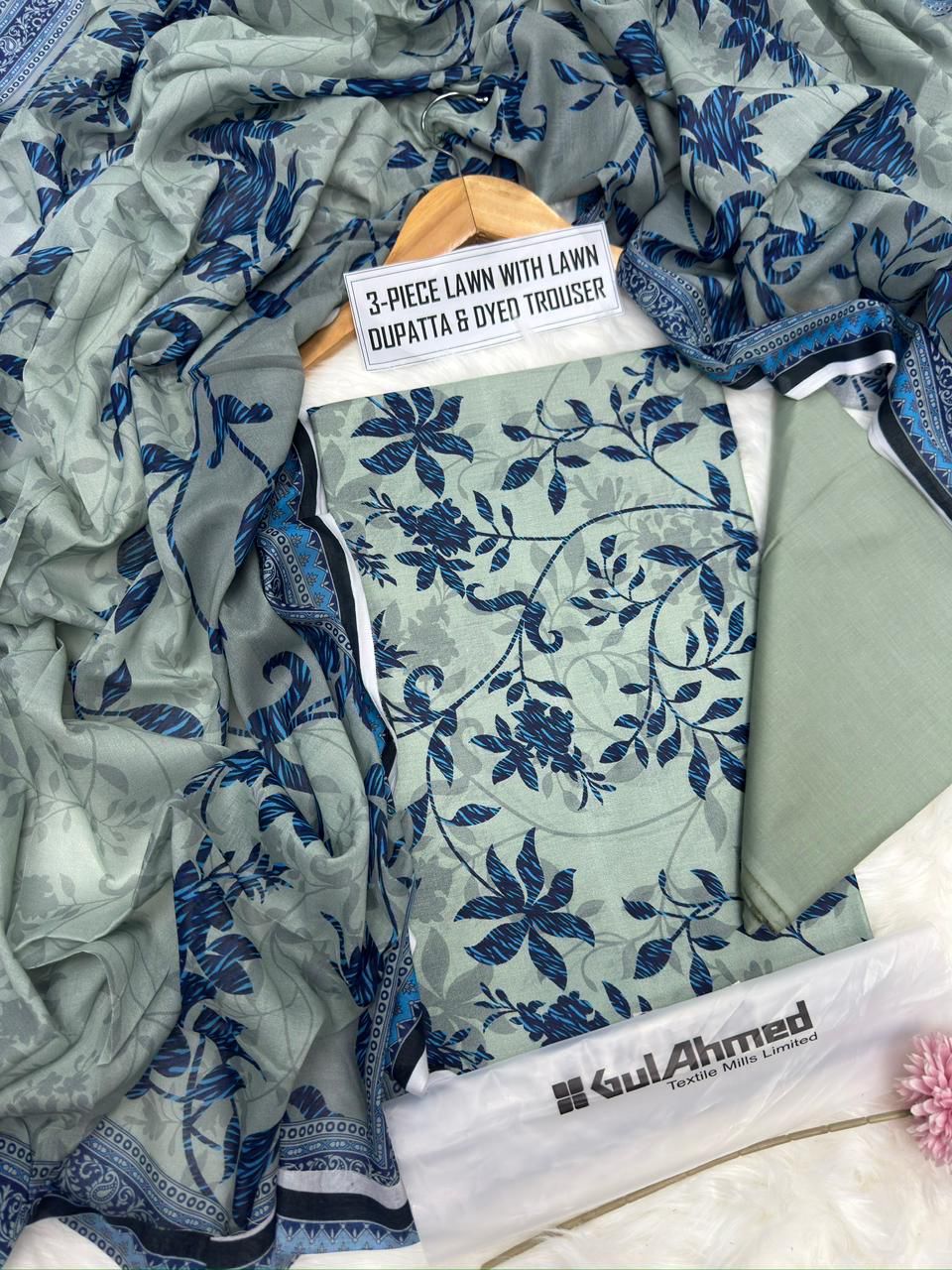 GUL AHMAD 3 piece Print Vol