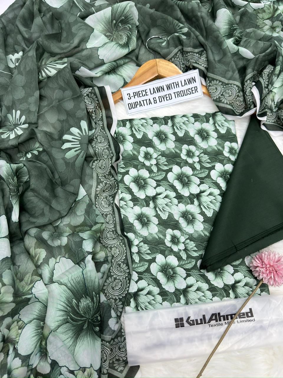 GUL AHMAD 3 piece Print Vol