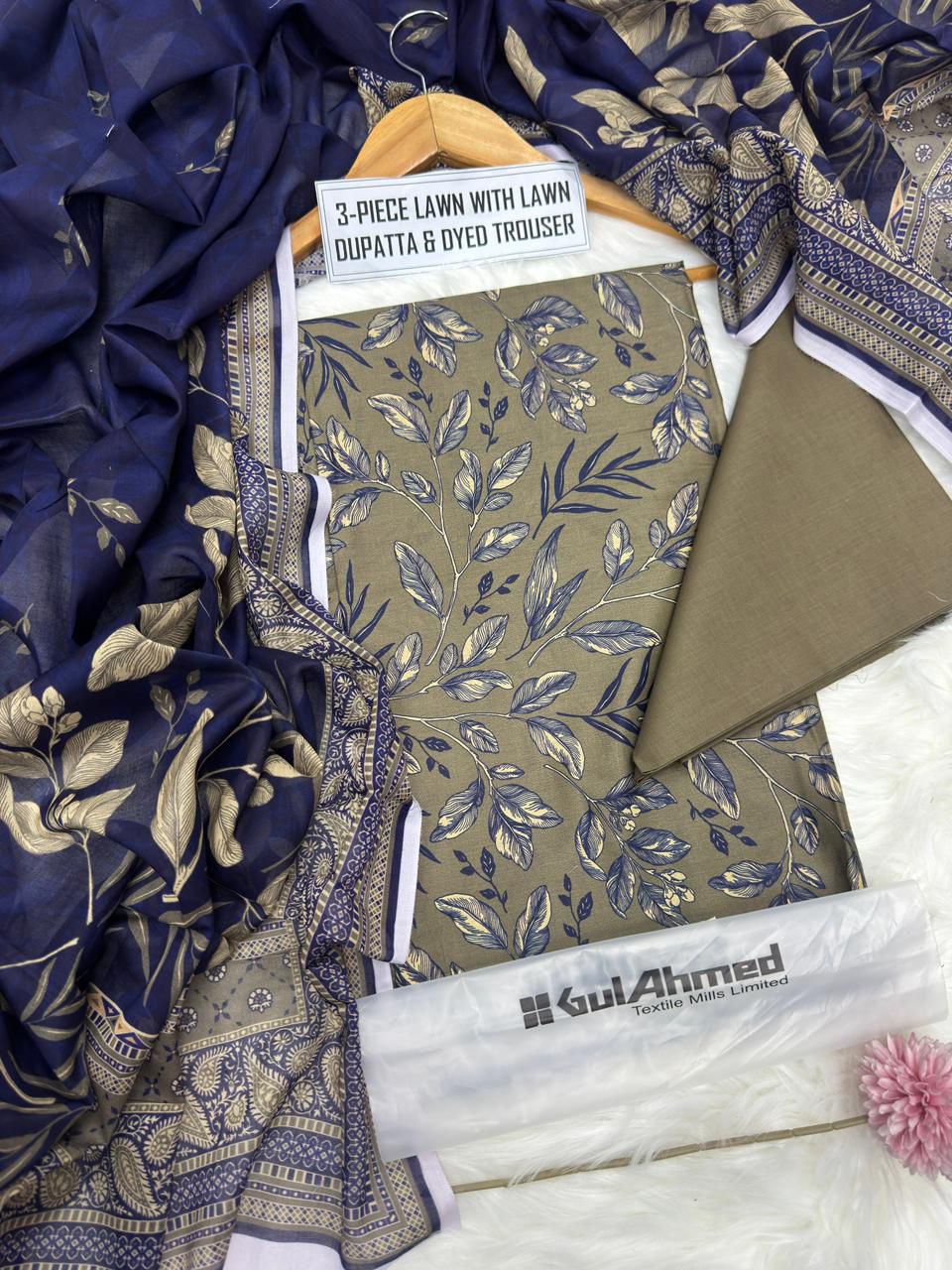 GUL AHMAD 3 piece Print Vol