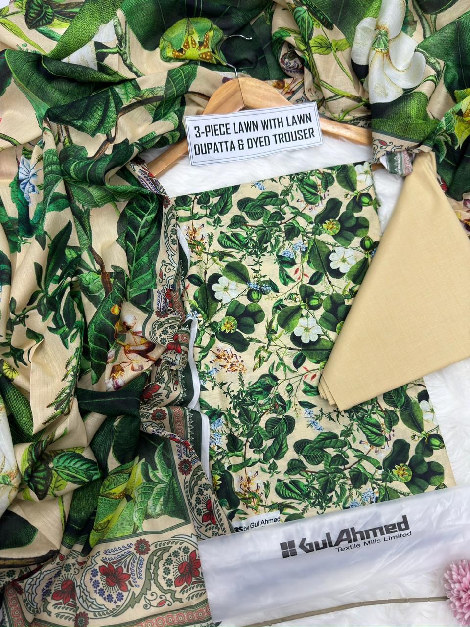 GUL AHMAD 3 piece Print Vol