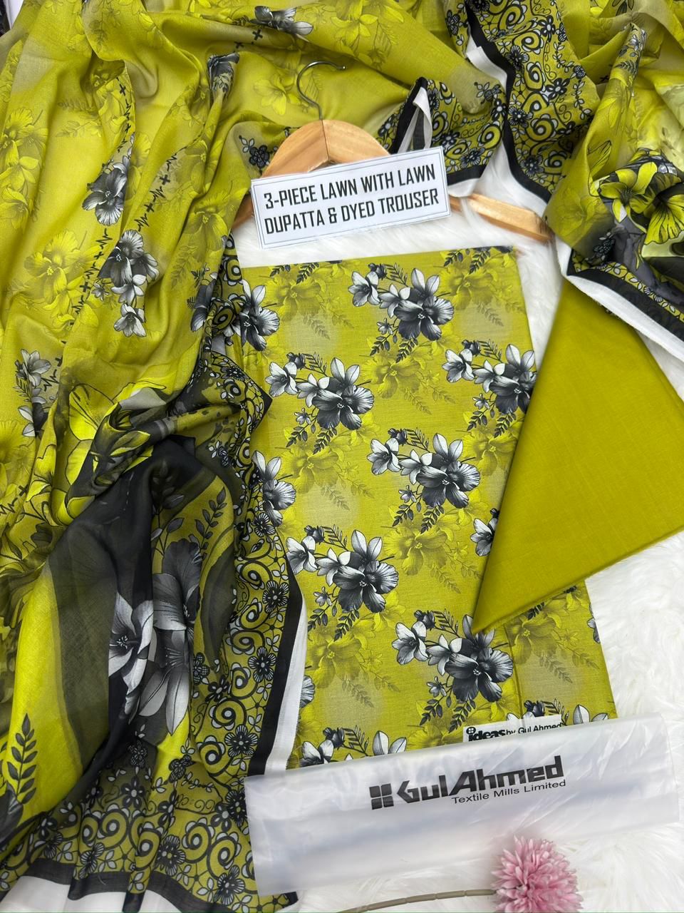 GUL AHMAD 3 piece Print Vol