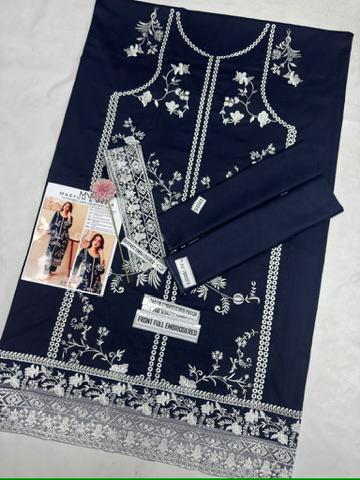 Maryam & Maria : LAWN Shirt Front &nbsp;HEAVY &nbsp;Embroidery