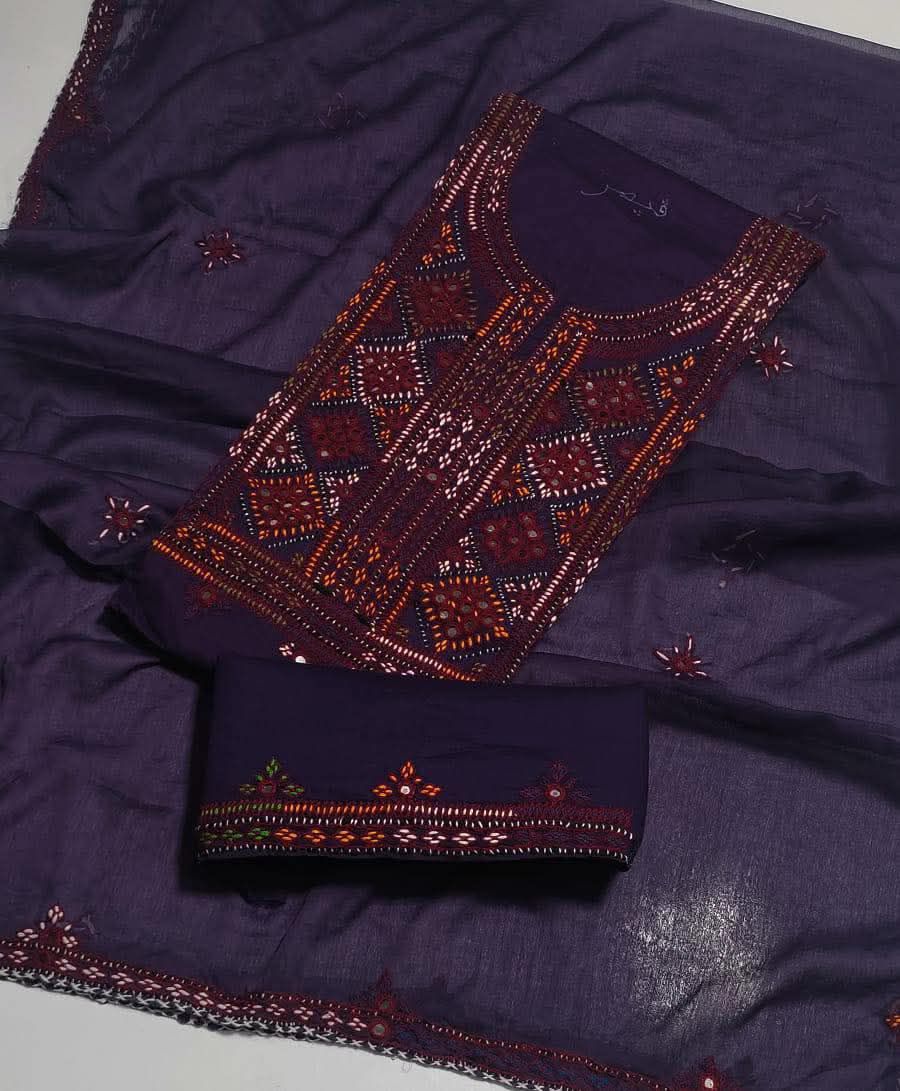 Celebrate this Eid with premium Handcrafted Balochi Collection featuring mirror work and hand embroidery work