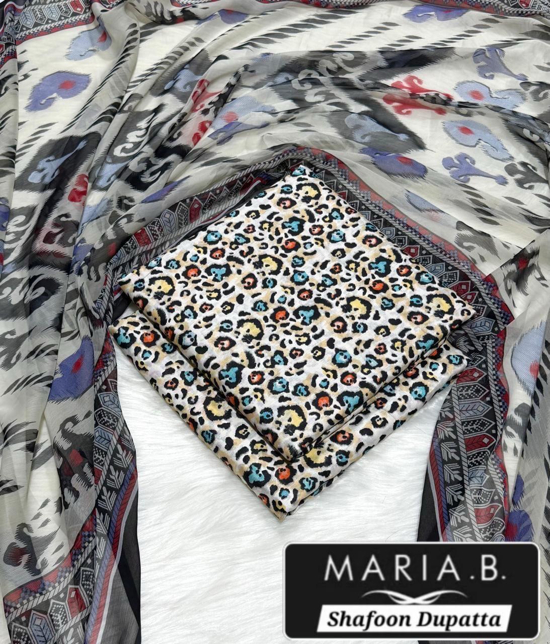 MARIA.B with Shafoon Duppata 3pc Lawn Collection