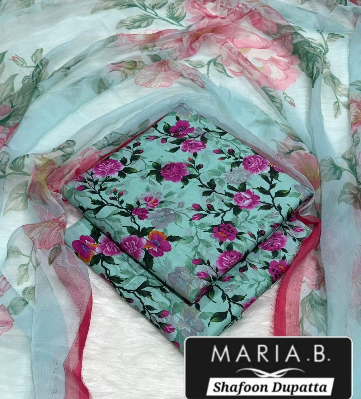 MARIA.B with Shafoon Duppata 3pc Lawn Collection