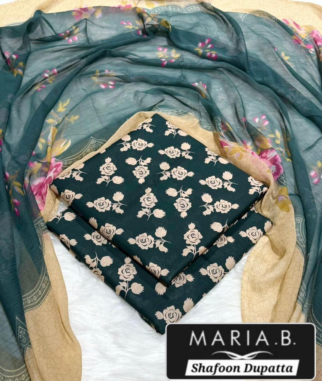 MARIA.B with Shafoon Duppata 3pc Lawn Collection