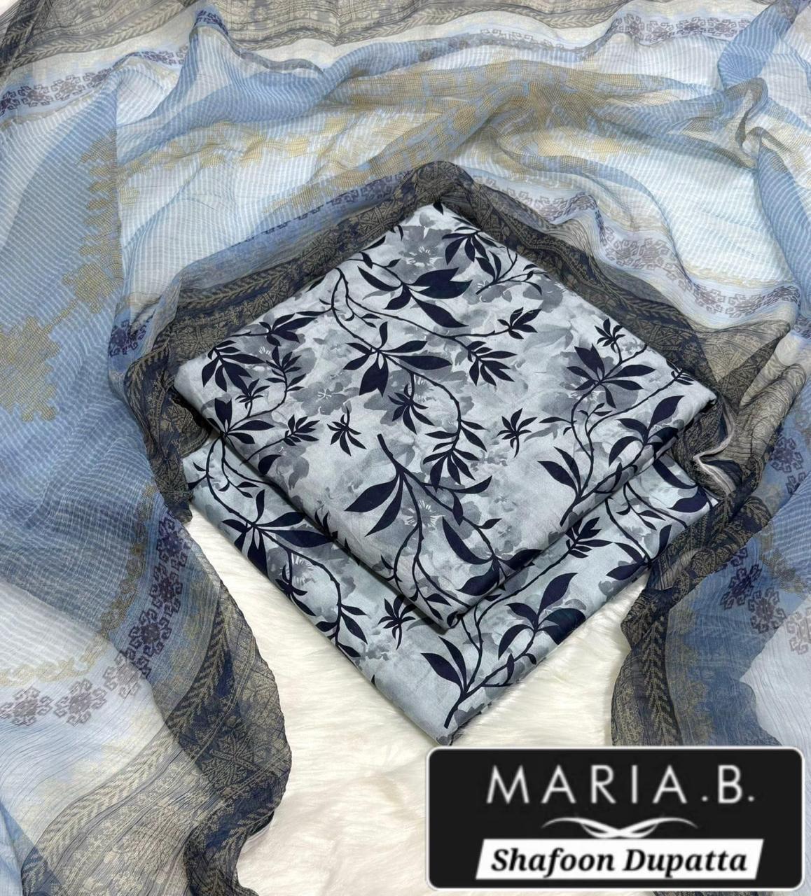 MARIA.B with Shafoon Duppata 3pc Lawn Collection