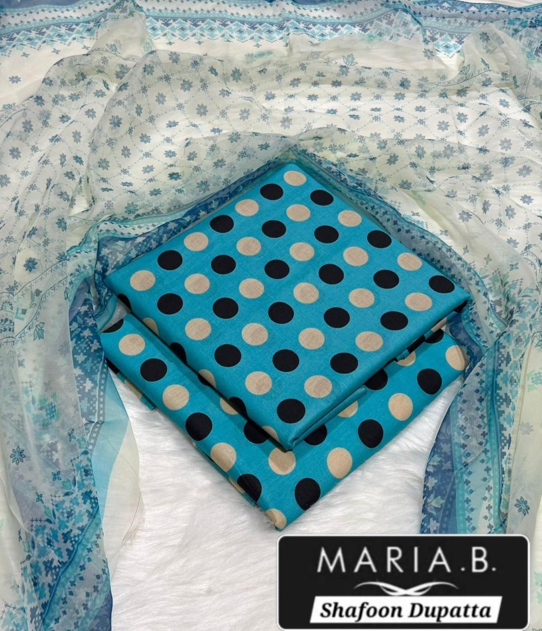 MARIA.B with Shafoon Duppata 3pc Lawn Collection