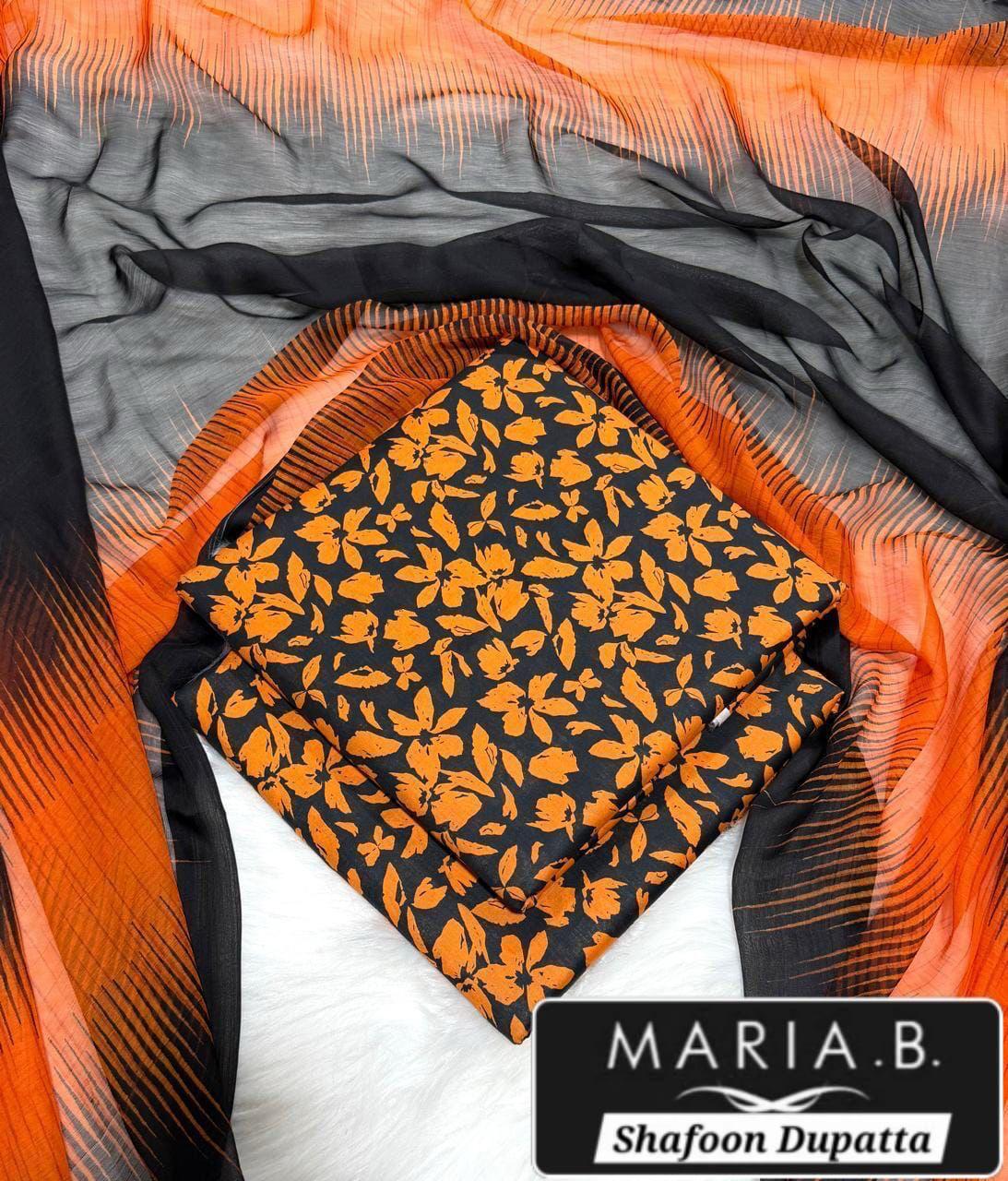 MARIA.B with Shafoon Duppata 3pc Lawn Collection