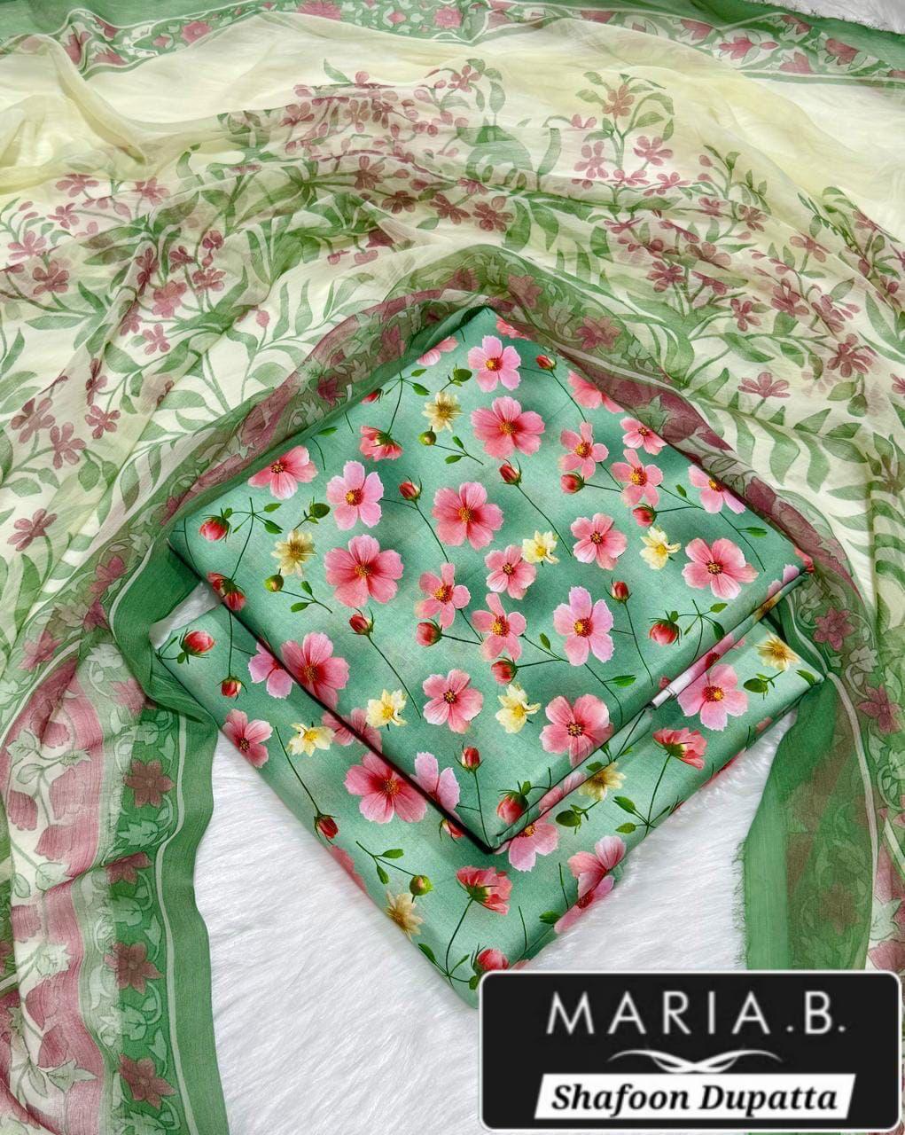 MARIA.B with Shafoon Duppata 3pc Lawn Collection
