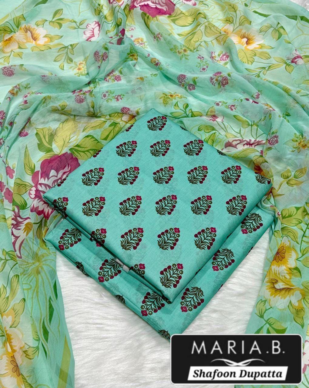 MARIA.B with Shafoon Duppata 3pc Lawn Collection