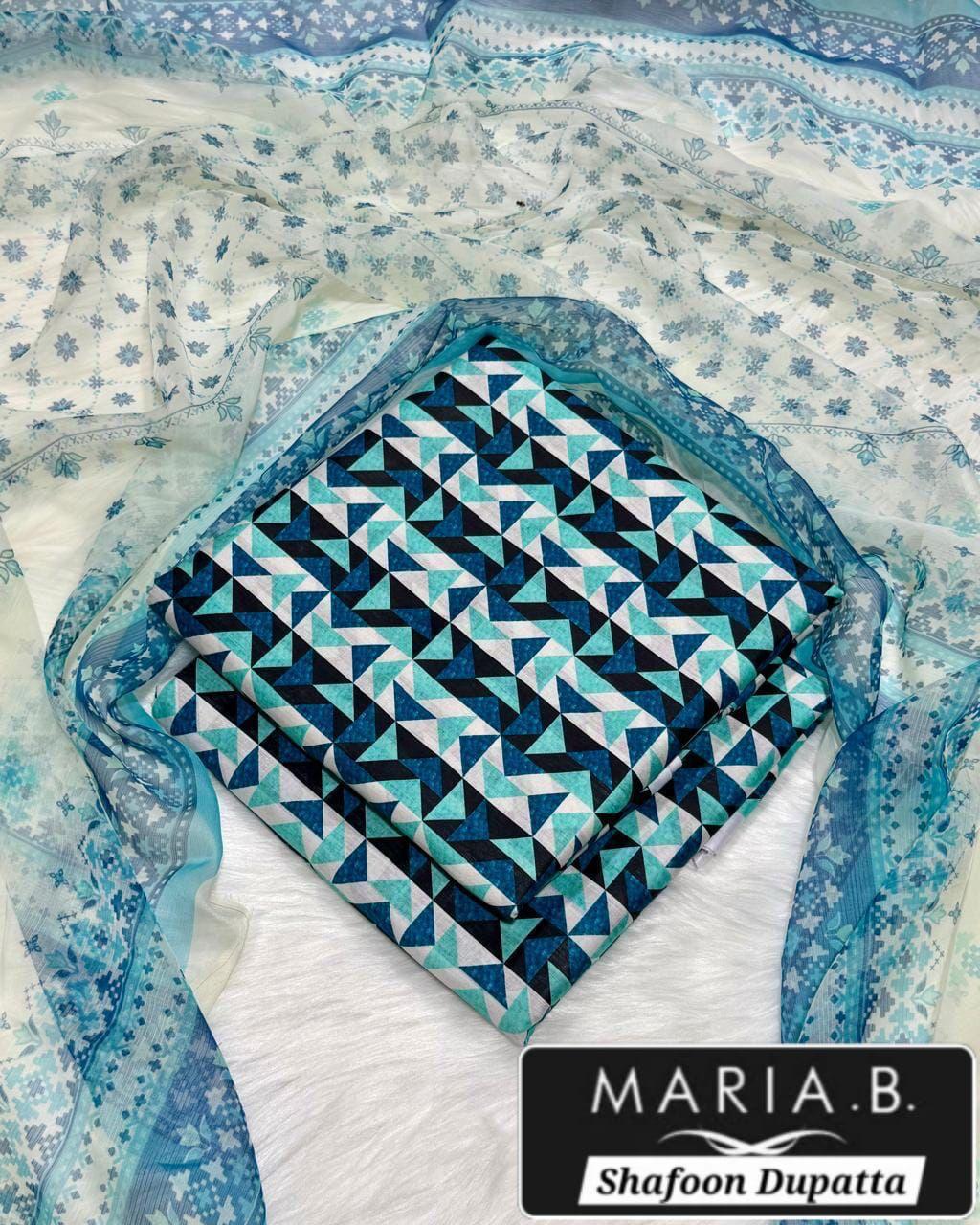 MARIA.B with Shafoon Duppata 3pc Lawn Collection