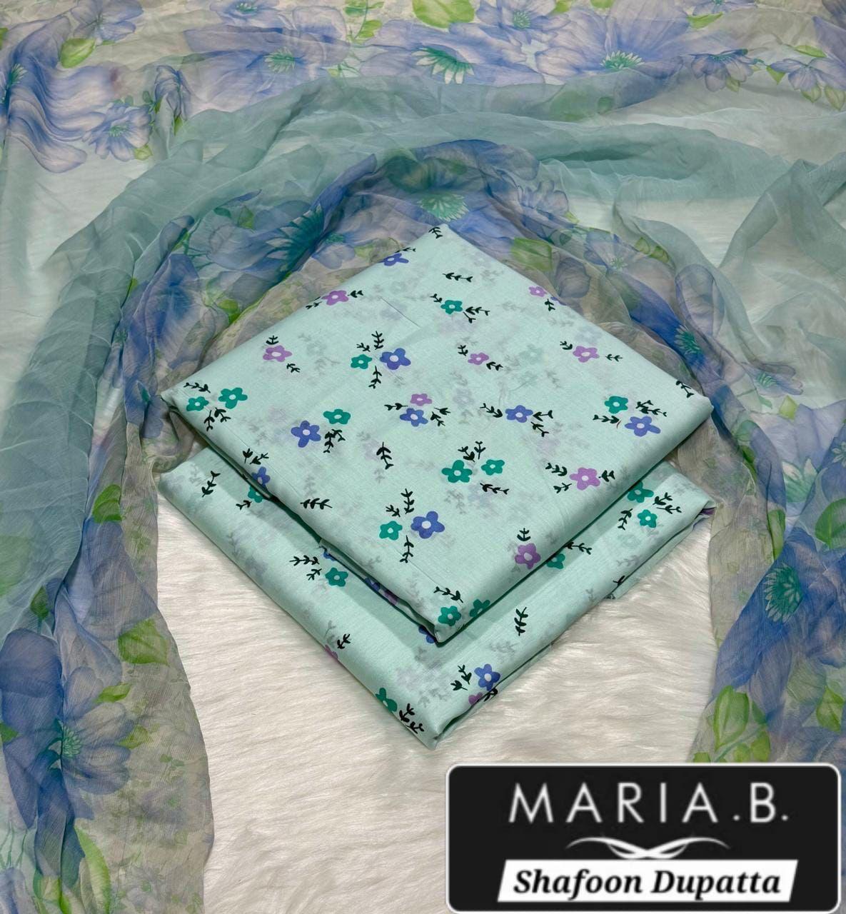 MARIA.B with Shafoon Duppata 3pc Lawn Collection