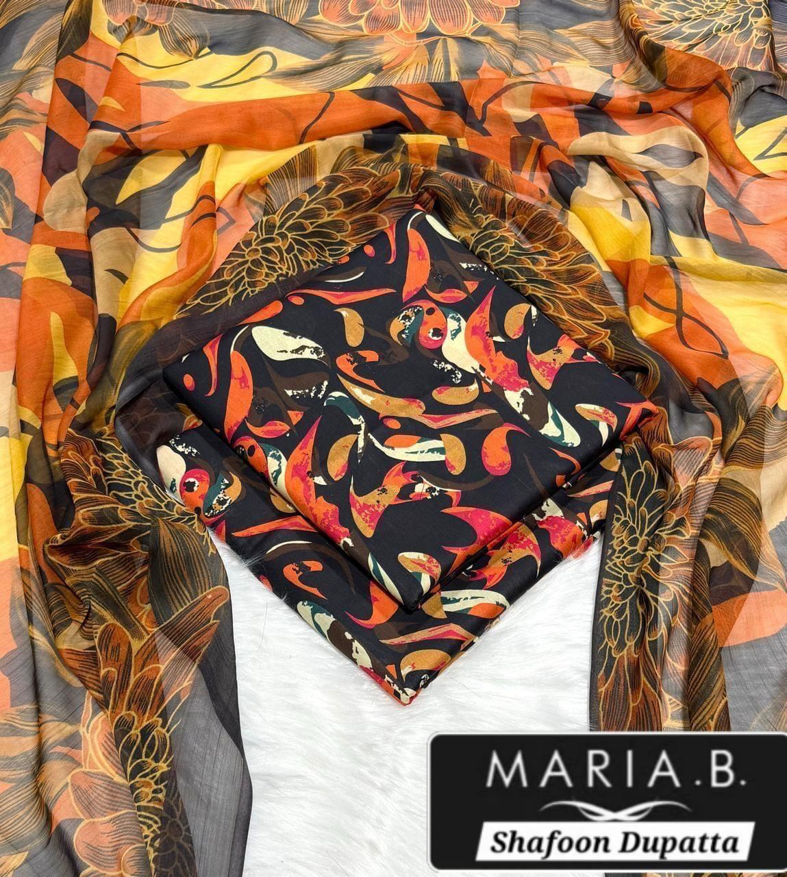 MARIA.B with Shafoon Duppata 3pc Lawn Collection