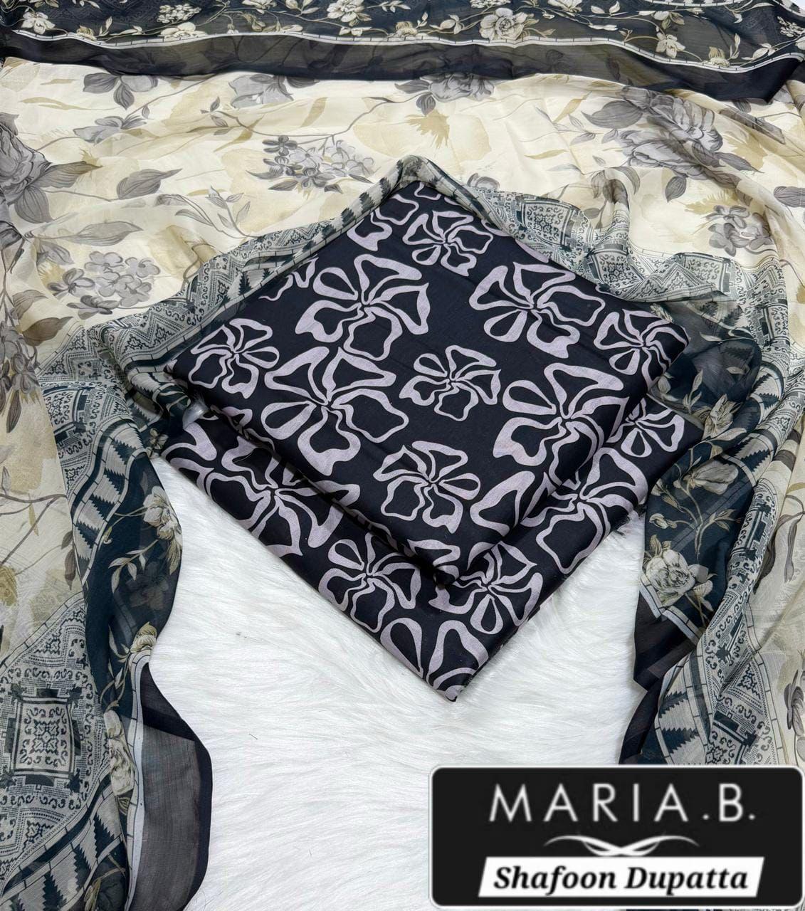 MARIA.B with Shafoon Duppata 3pc Lawn Collection
