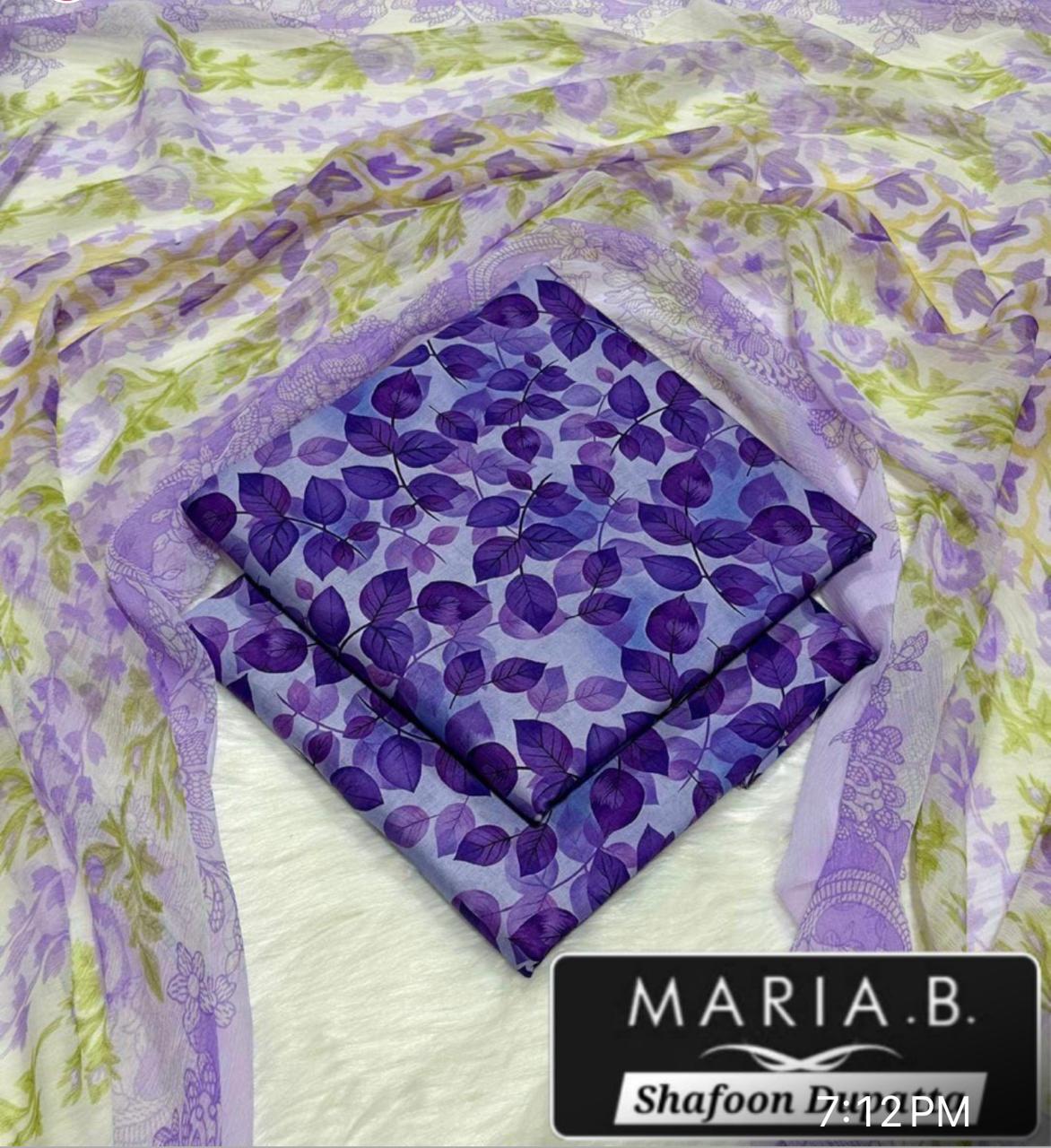 MARIA.B with Shafoon Duppata 3pc Lawn Collection