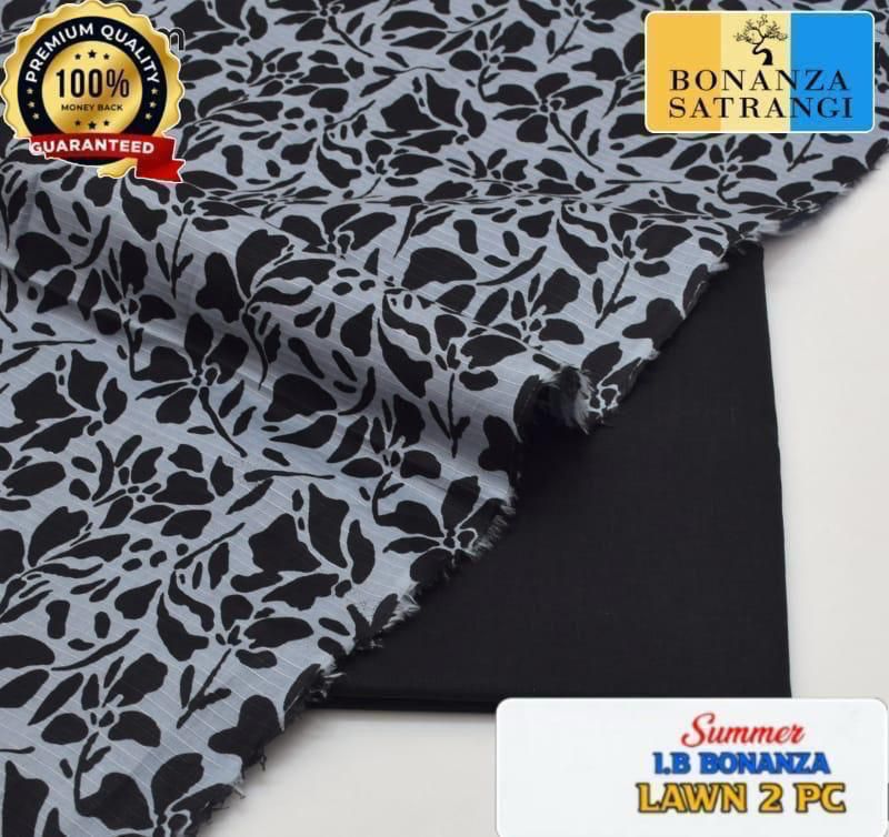 Printed 2pc Collection :  (IB BONANZA ORGINAL LAWN 2026 OPENING😍)