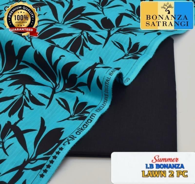 Printed 2pc Collection :  (IB BONANZA ORGINAL LAWN 2026 OPENING😍)