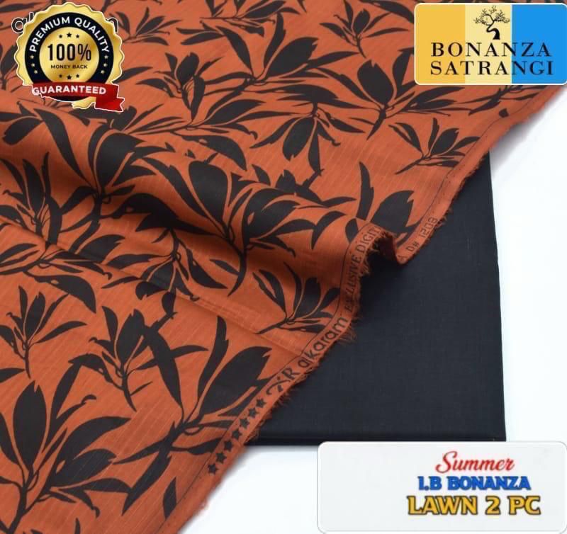 Printed 2pc Collection :  (IB BONANZA ORGINAL LAWN 2026 OPENING😍)
