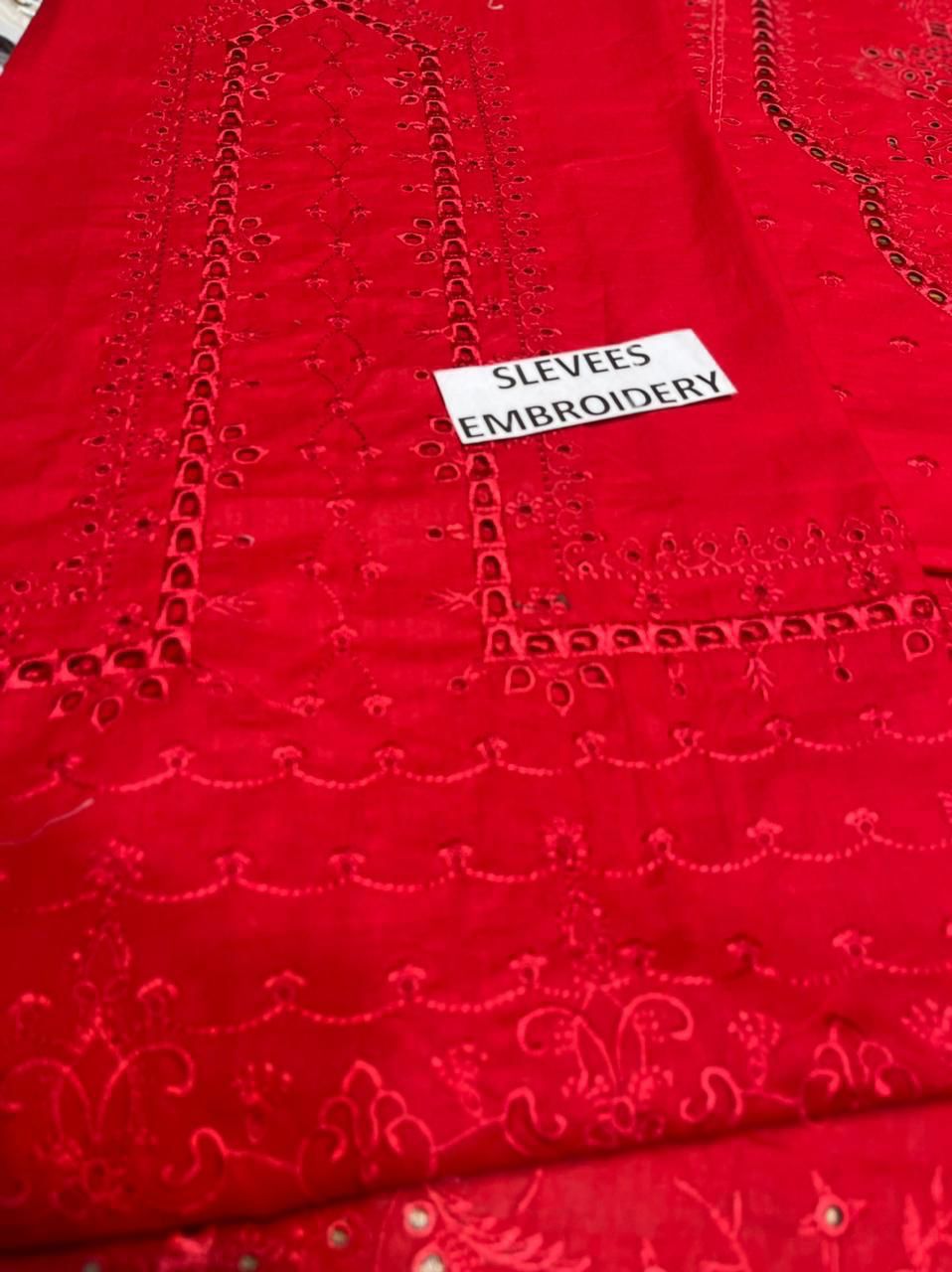 BRAND...QALAMKAR :   HEAVY EMBROIDERY WITH BORING WORK
