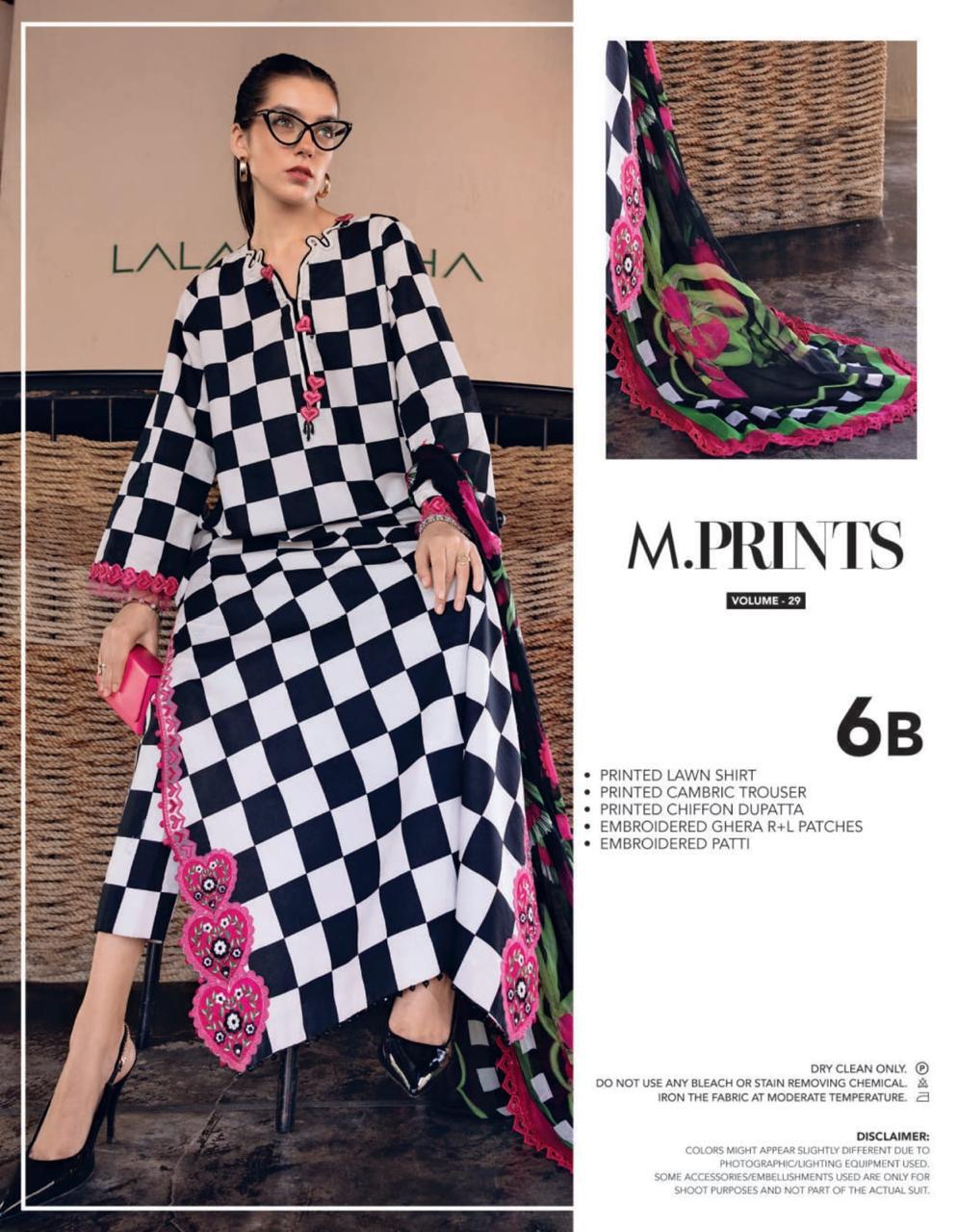 ☆Brand Name : MARIA.B☆   ☆Fabric Details : Lawn & Chiffon☆