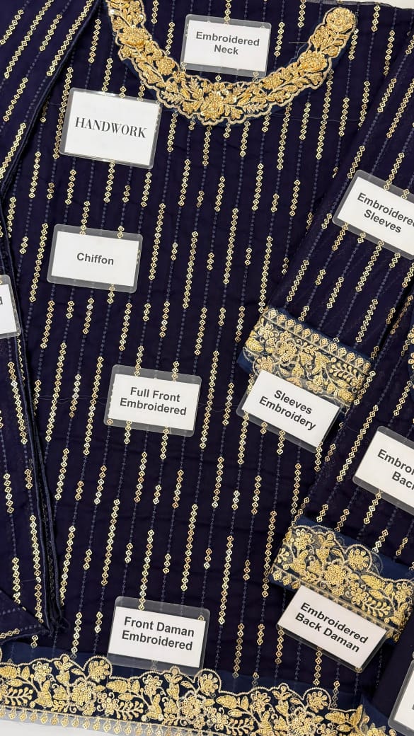 ☆Brand Name : Iznik☆  ☆Design Code : CC-89☆  ☆Fabric Details : Chiffon & Malai☆