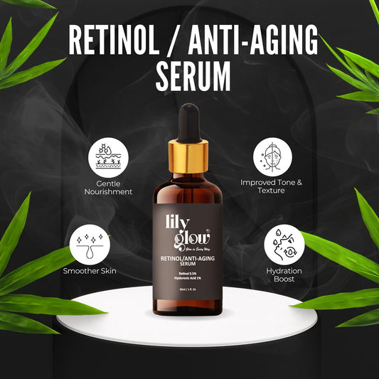 Lily Glow Retinol Anti-Aging Serum for Face