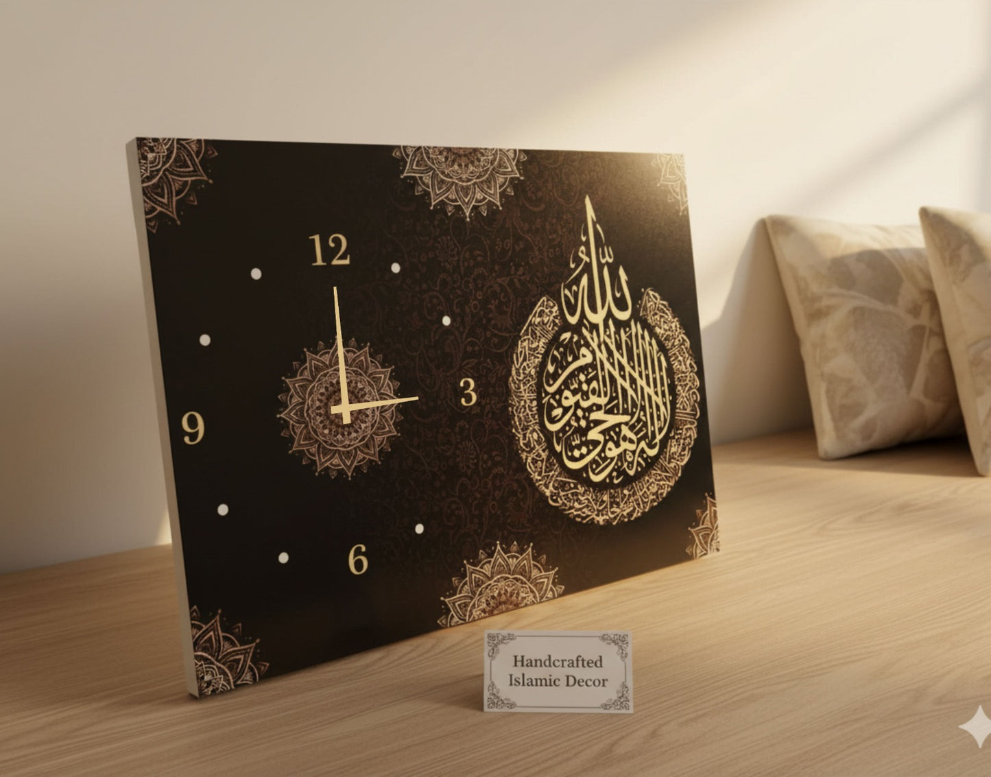 Handcrafted Wooden Wall Clock