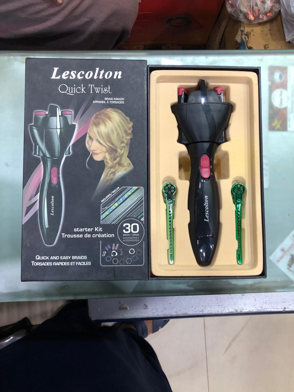 Twister hair style Secret Automatic Hair Twister/Curler Device